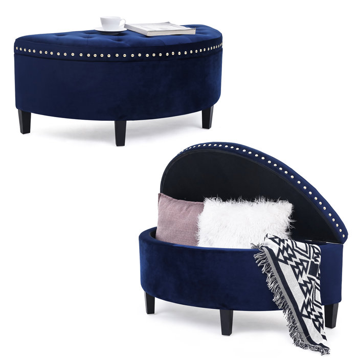 Alcott Hill® Roxann Upholstered Storage Bench & Reviews Wayfair